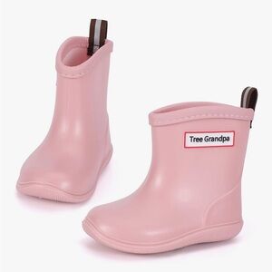 Tree Grandpa - Pink Rainboots